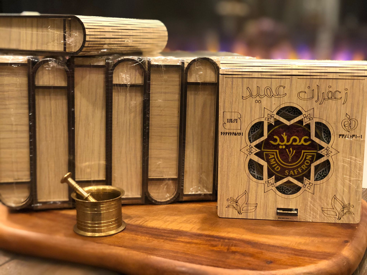 Grade A Saffron (5 Gram) Luxury Wooden Box