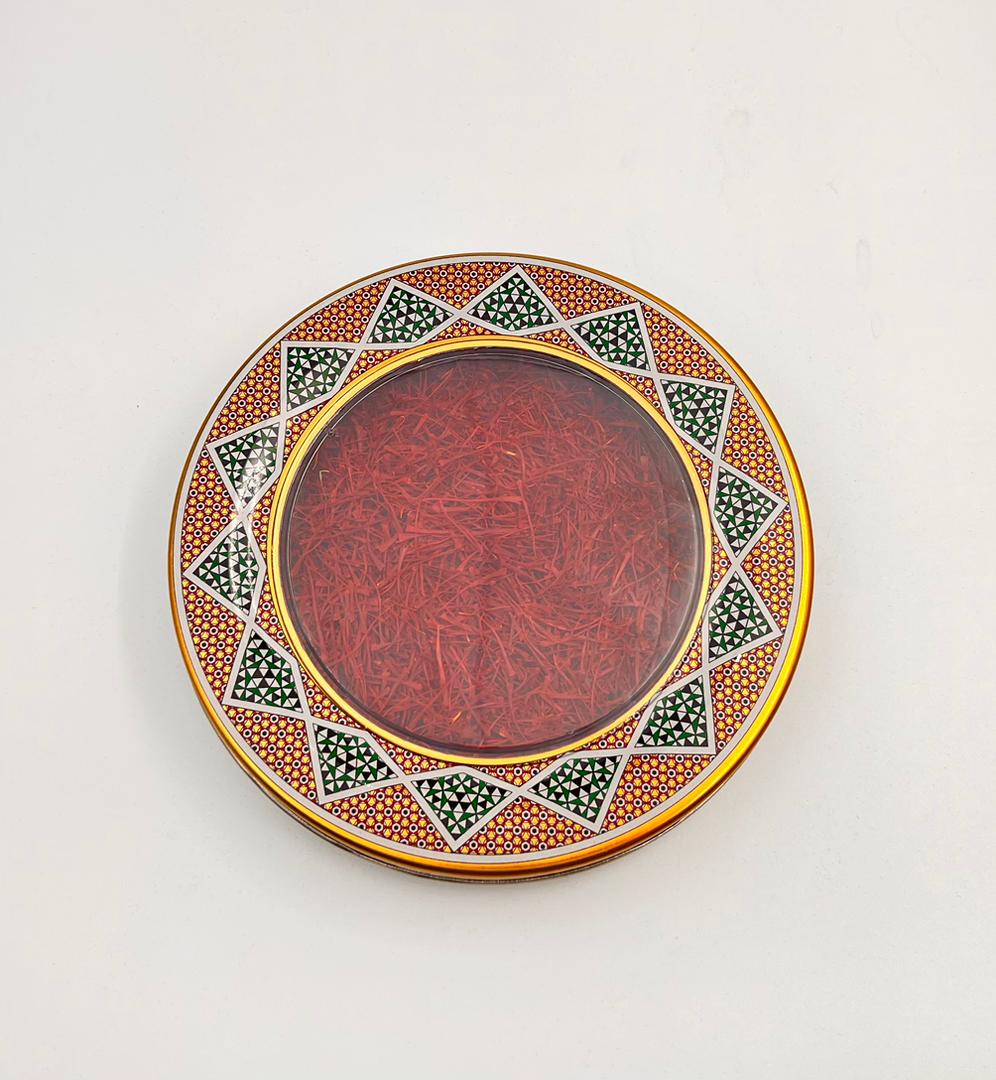 Saffron Encased in a Luxury Velvet Box